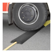 Moravia Kabelbrücke klein gelb 3 Kabelkanäle 1200 x 210 x 65 mm