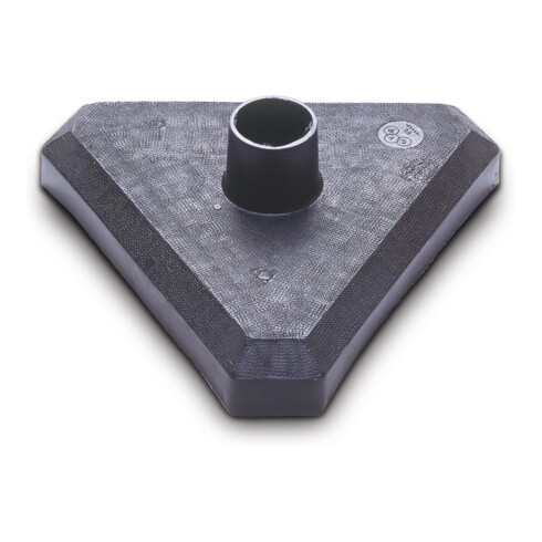 Moravia Kettenständer leicht rot/weiß 40 x 870 mm Dreiecksfuß Kunstständer + betongefüllt