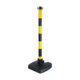 Moravia Kettenständer Set klappbar schwarz/gelb 4 Pfosten 50 x 900 mm + 10 m Kette 4 Stk.