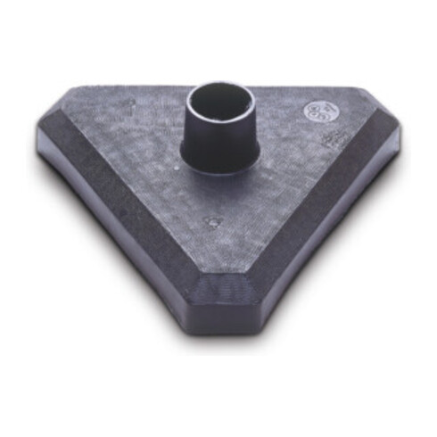 Moravia Kettenständer Set mit Dreiecksfuß schwarz/gelb 10 m Kette + Verbinder + Haken 6 Stk.