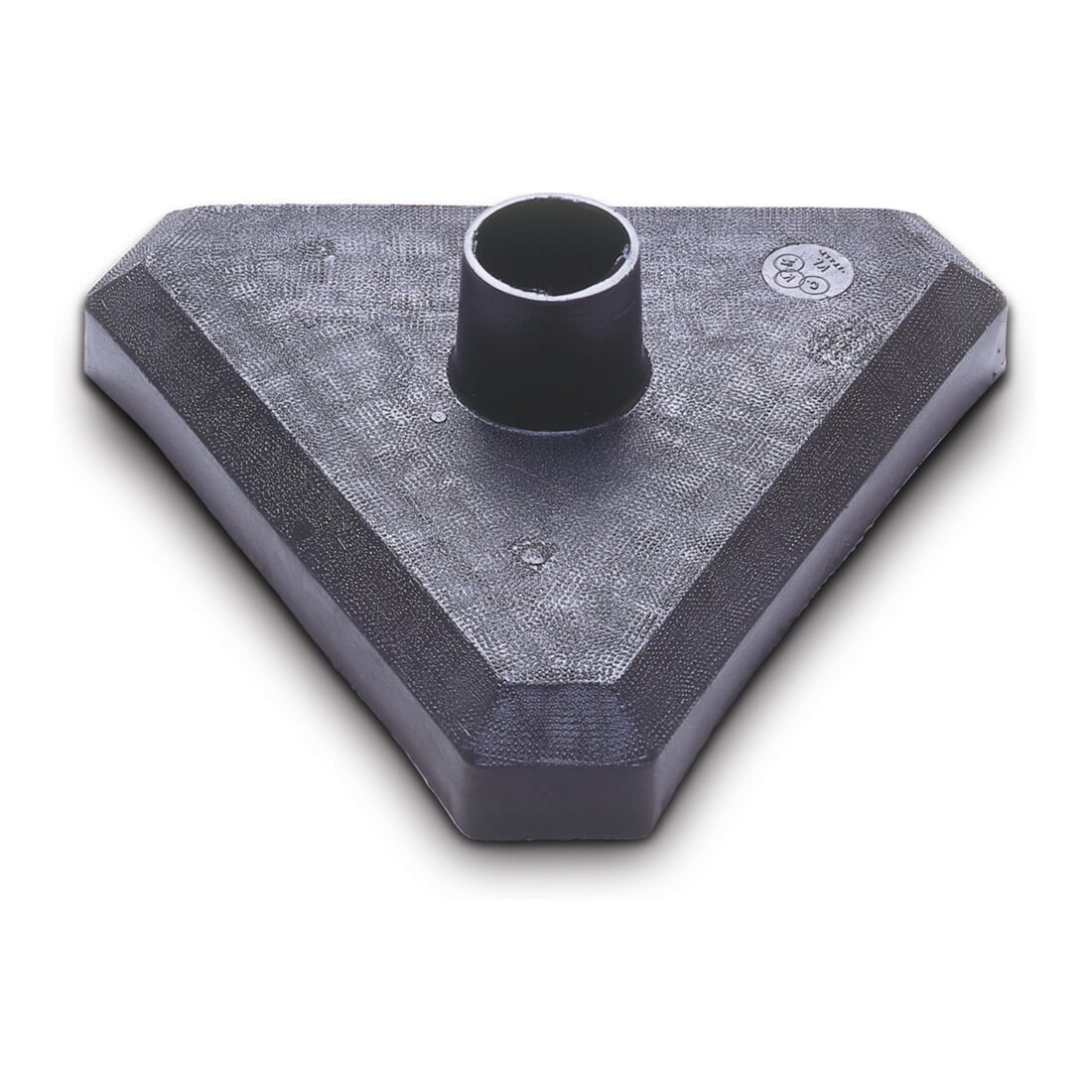 Moravia kettinghouder set met driehoekige basis zwart/geel 10 m ketting + connector + haak 6 st.