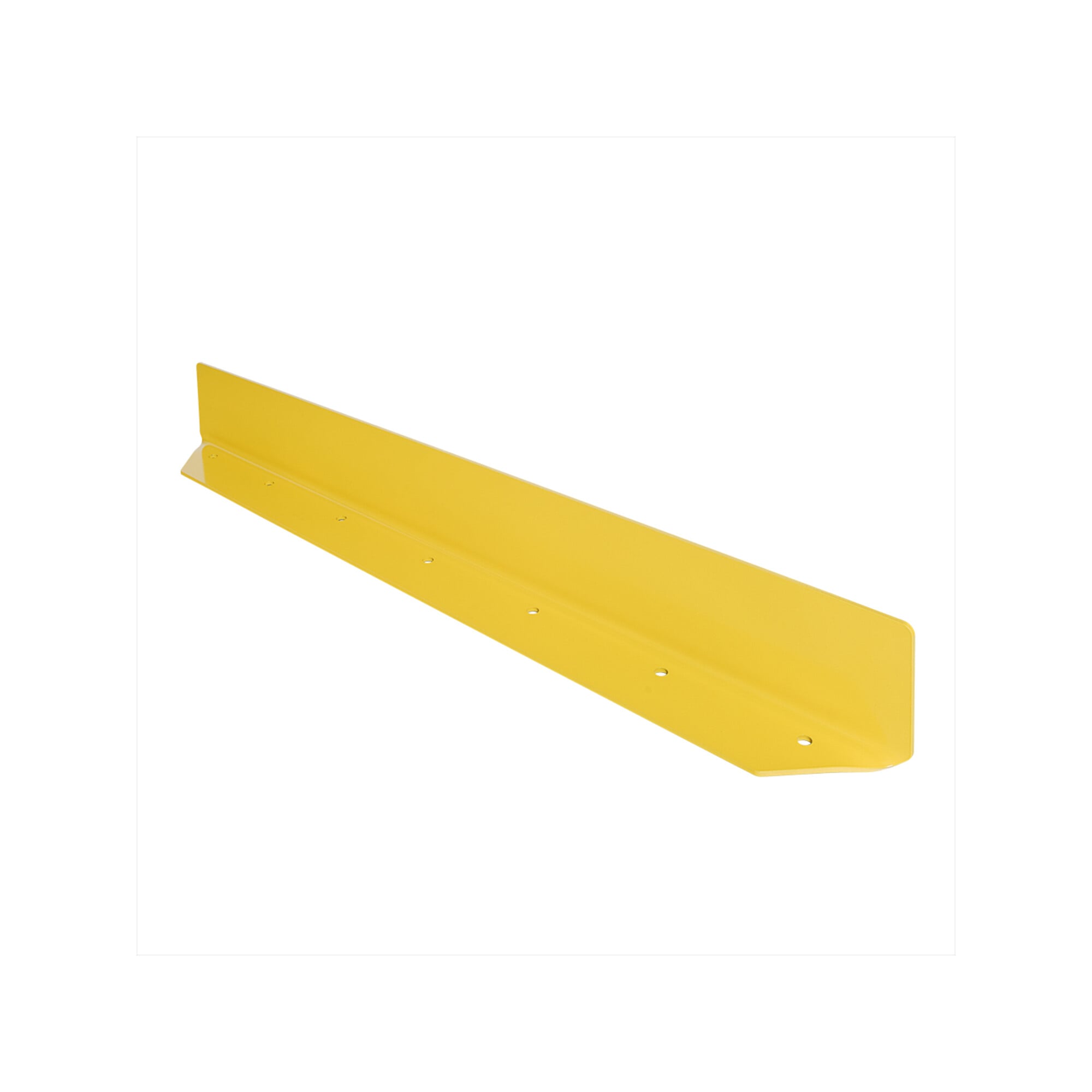 Moravia Leitbord gelb 1200 x 150 x 100 mm, 10 mm Stahlblech abgerundete Ecken