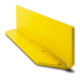Moravia Leitbord gelb 800 x 150 x 100 mm, 10 mm Stahlblech abgerundete Ecken-1