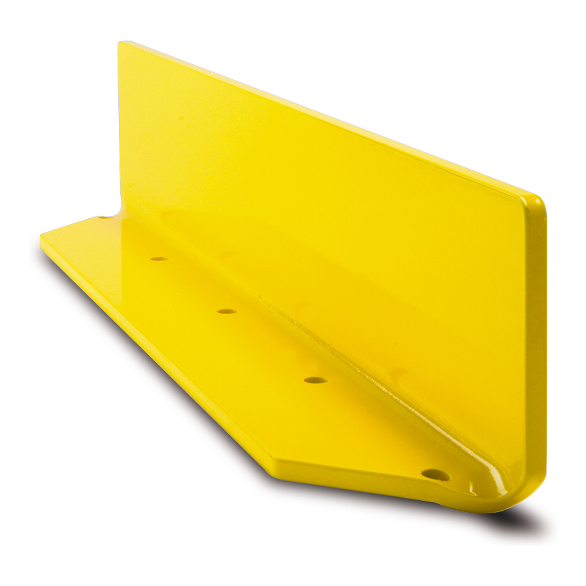 Moravia Leitbord gelb 800 x 150 x 100 mm, 6 mm Stahlblech abgerundete Ecken