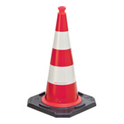 Moravia Leitkegel TL H.500mm BAST geprüft,2 Streifen G. 3,20 kg,33x33 cm