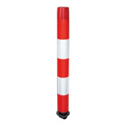 Moravia Leitzylinder FlexPin 100-TL voll retroreflektierend 100mm 1000mm rot/weiß
