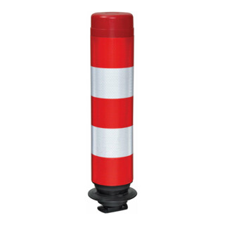 MORAVIA Leitzylinder FlexPin 46-TL 100mm 460mm rot/weiß voll retroreflektierend
