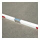 MORAVIA Limiteur de passage rigide H 3010 mm I 4230 mm LW 4000 mm rouge/blanc