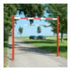 MORAVIA Limiteur de passage rigide H 3010 mm I 5230 mm LW 5000 mm rouge/blanc