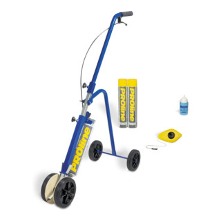 Moravia Line Marker Set blanc 50-75 mm (appareil + 2 x couleur + cordon de craie + craie)