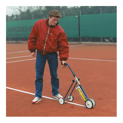 Moravia Line Marker Set blanc 50-75 mm (appareil + 2 x couleur + cordon de craie + craie)
