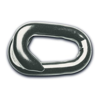 Moravia Maillon de connexion 7 mm acier galvanisé feu 10 pièces couleur zinc