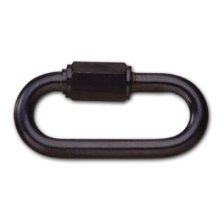 Moravia Maillons à vis 6 mm noirs 10 pièces