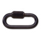 Moravia Maillons à vis 6 mm noirs 10 pièces-1