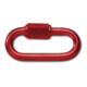 Moravia Maillons à vis 6 mm rouge 10 pièces-1
