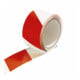 MORAVIA Marquage d’avertissement autocollant rouge-blanc 60 mm 66 m