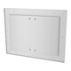 Moravia Miroir de circulation en acier inoxydable 800 × 1000 mm cadre rouge/blanc + collier 76 mm