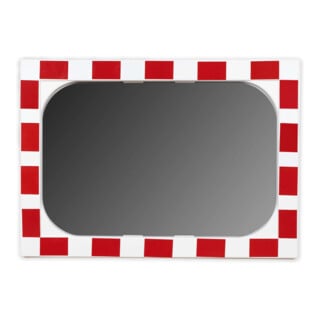Moravia Miroir de circulation en verre securit 400 × 600 mm avec chauffage + collier 76
