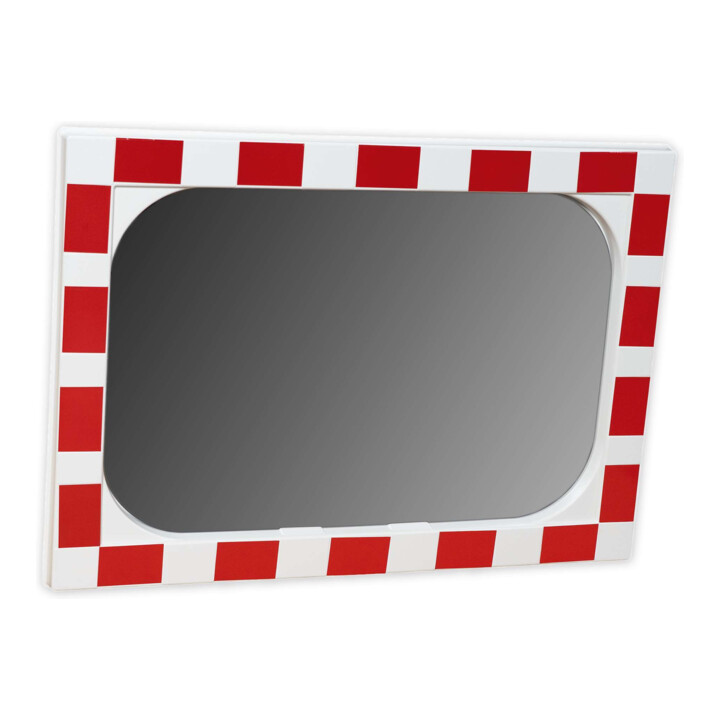 Moravia Miroir de circulation en verre securit 400 × 600 mm avec chauffage + collier 76
