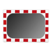 Moravia Miroir de circulation en verre securit 400 × 600 mm avec chauffage + collier 76-2