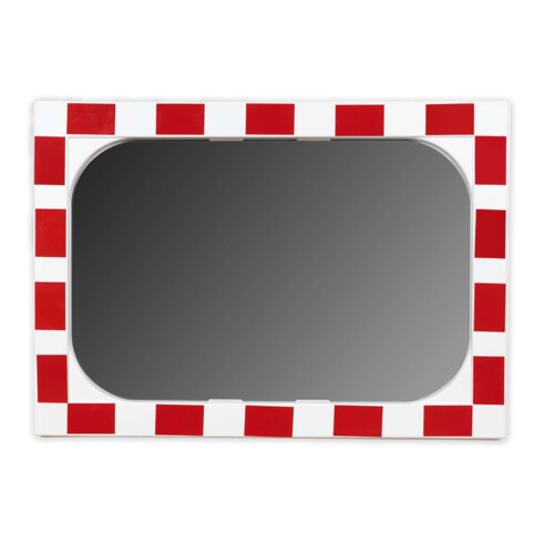 Moravia Miroir de circulation en verre securit 400 × 600 mm avec chauffage + collier 76