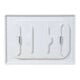 Moravia Miroir de circulation en verre securit 400 × 600 mm avec chauffage + collier 76