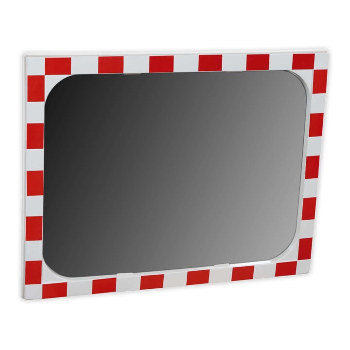 Moravia Miroir de circulation en verre Securit, 600 × 800 mm avec chauffage + collier 76