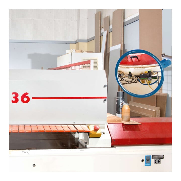 Moravia Miroir d’inspection VISION 230 mm avec tige télescopique miroir à main