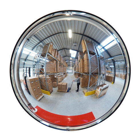 Moravia Miroir mural en acrylique 450 × 100 mm avec bordure noire