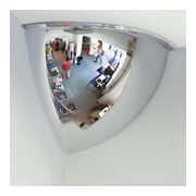 Moravia Miroir sphérique 90° en acrylique, miroir 2 voies 300 × 300 × 240 mm