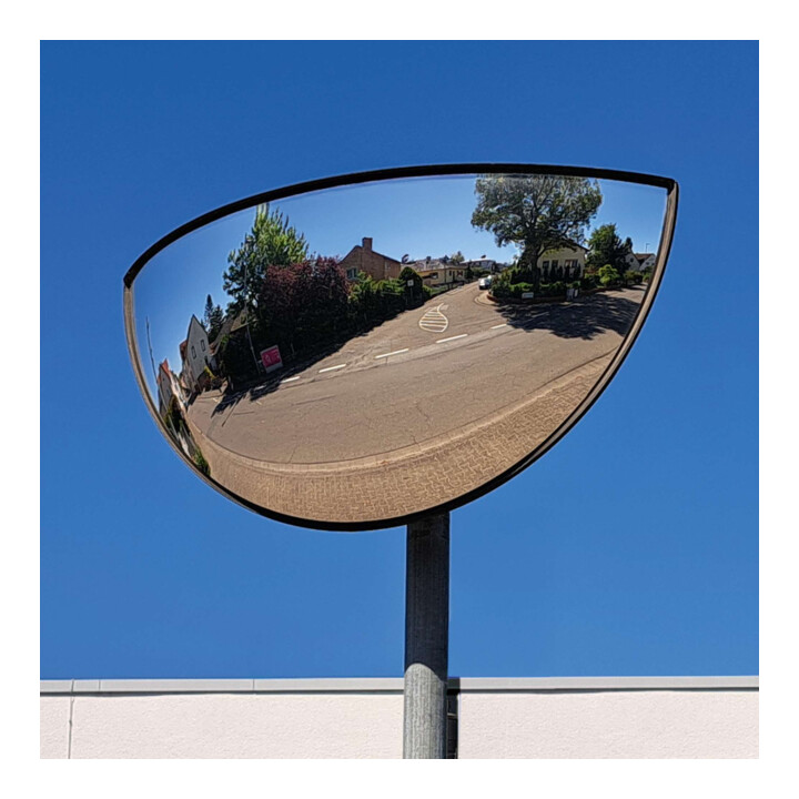 Moravia Miroir trois voies en acrylique 750 × 400 × 160 mm + collier 76 mm