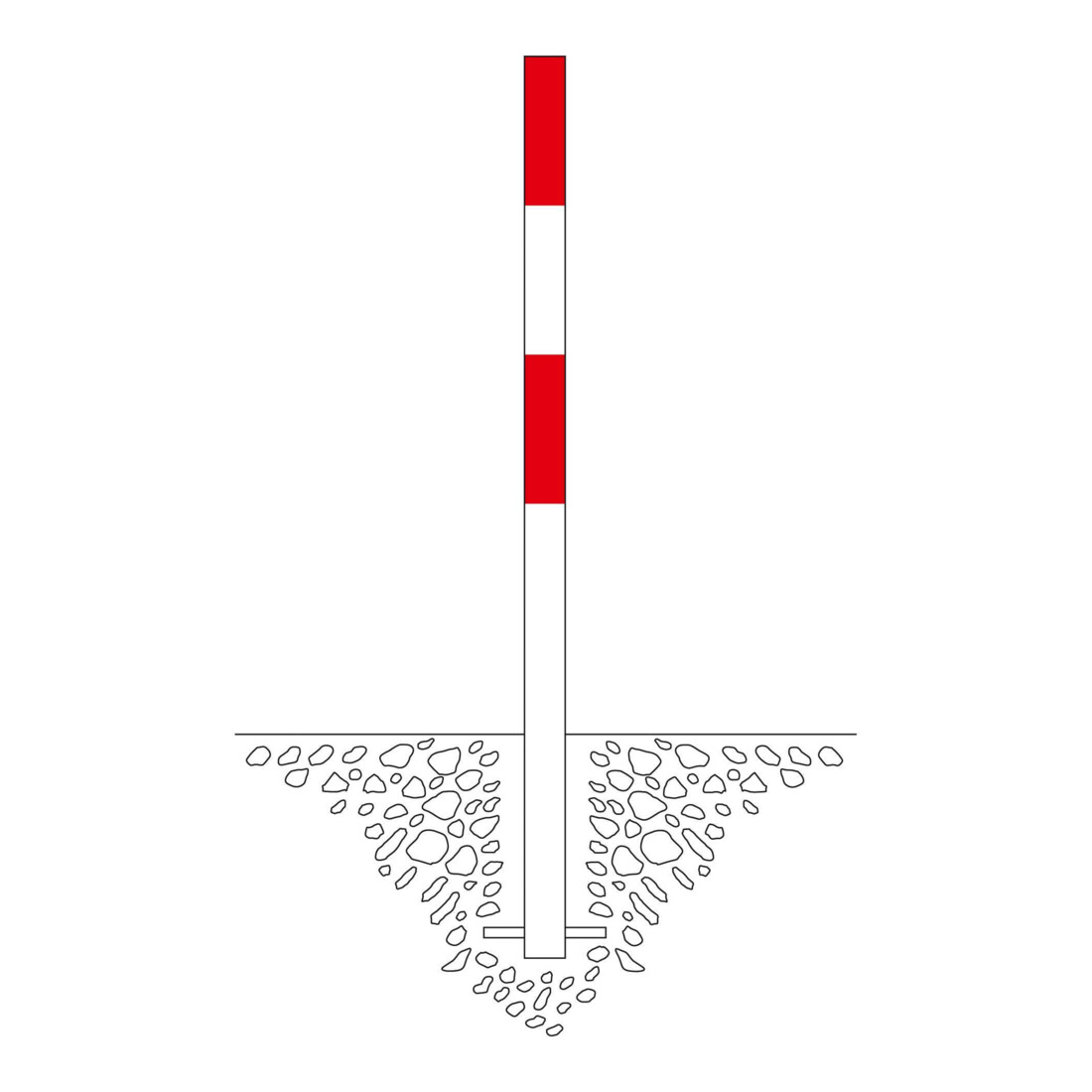Moravia MORION Sperrpfosten 60 bet 2 fl rw