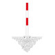 Moravia MORION Sperrpfosten 60 Bp 0 kb rw