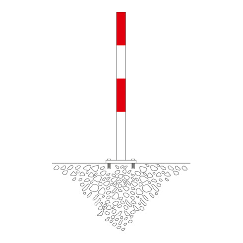 Moravia MORION Sperrpfosten 60 Bp 1 fl gs