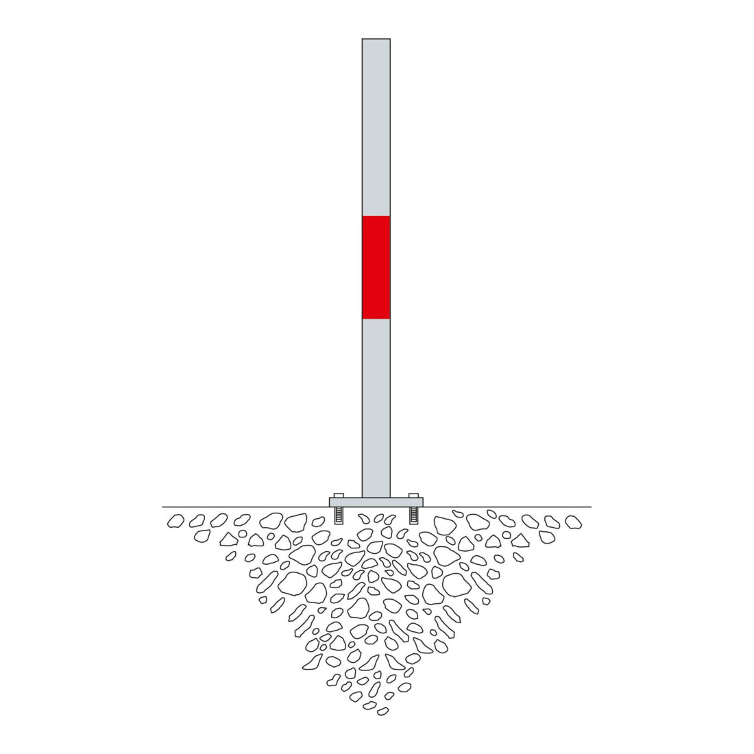 Moravia MORION Sperrpfosten 60 Bp 1 fv ref