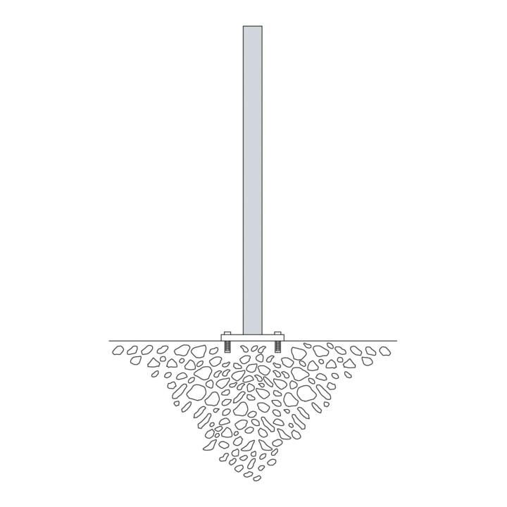 Moravia MORION Sperrpfosten 60 Bp 2 fv