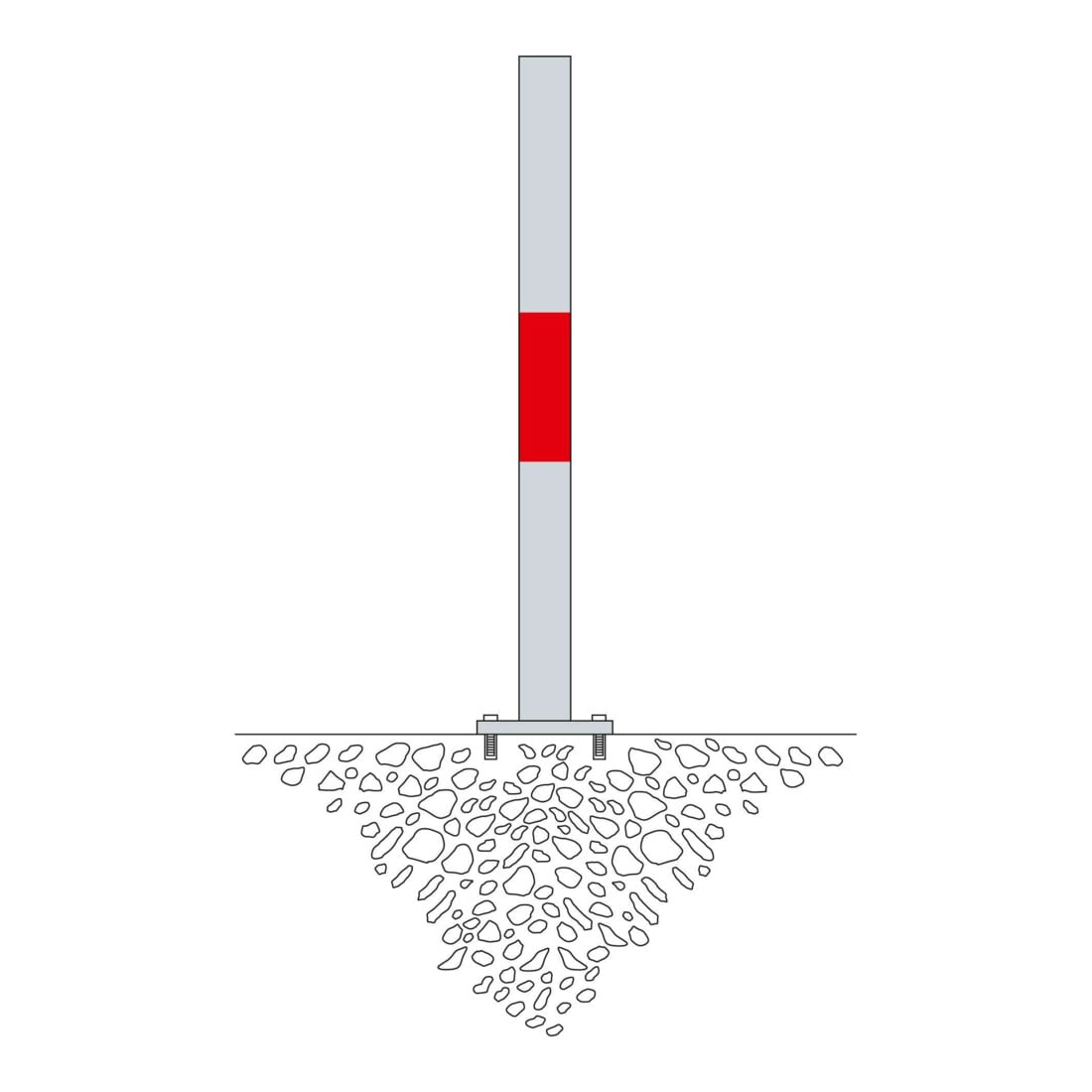 Moravia MORION Sperrpfosten 76 Bp 0 fv ref