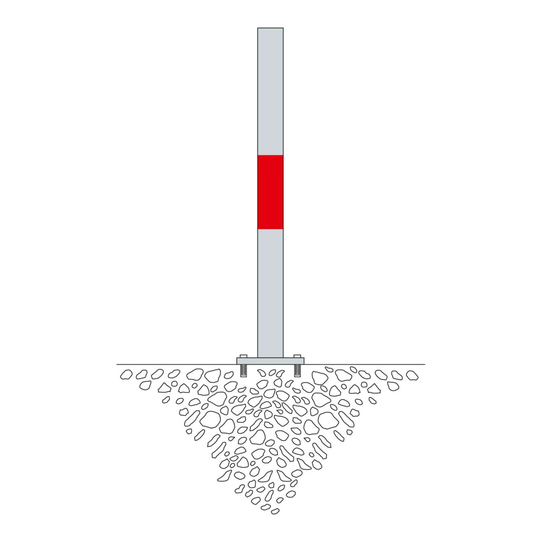 Moravia MORION Sperrpfosten 76 Bp 2 fv ref