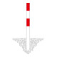 Moravia MORION Sperrpfosten 90 bet 2 fl rw