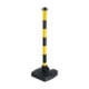 Moravia pédalier pliable noir/jaune 4 poteaux 50 x 900 mm + 10 m de chaîne 4 pcs.