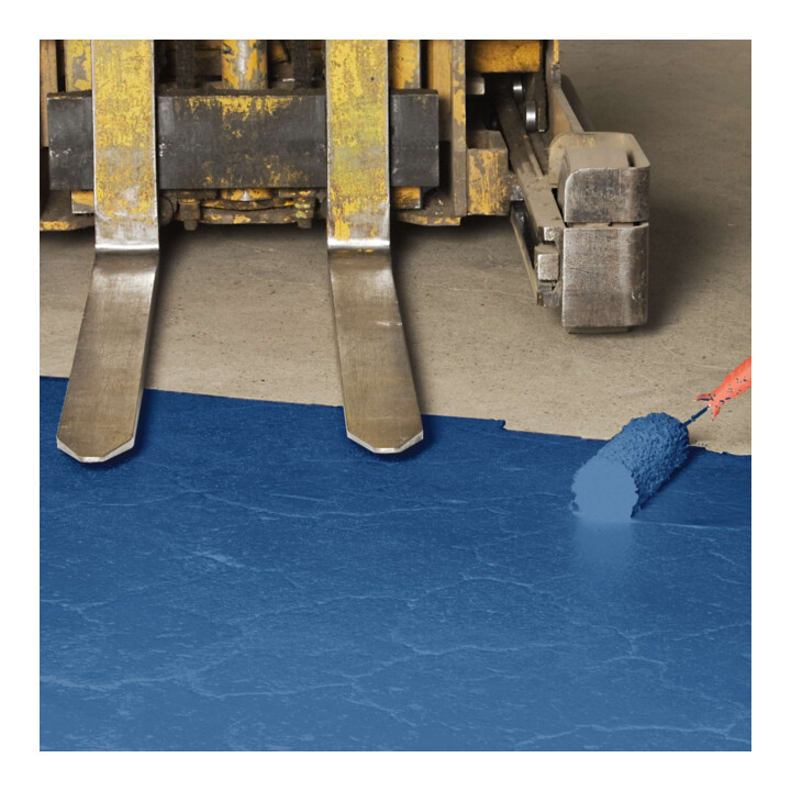 Moravia Peinture de marquage antidérapante PROline-paint 5 l bleu RAL 5017