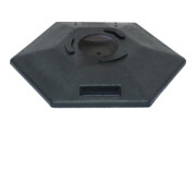 Moravia Pied hexagonal PVC recyclé pour guide-piton