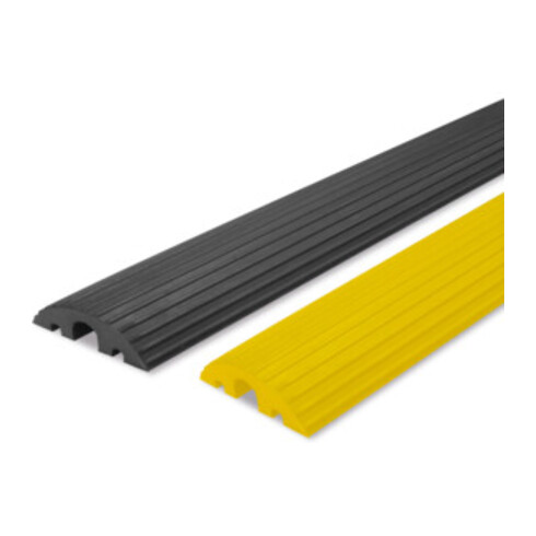 Moravia Ponte per cavi, piccolo, giallo, 3 canaline per cavi, 1200x210x65mm
