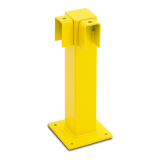 Moravia Poteau d’angle pour garde-corps RammGeländer Bp 500 fb jaune