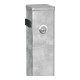 MORAVIA Poteau de blocage SESAM A 70 x 70 mm H 1 000 mm Serrure à cylindre