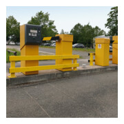 Moravia Poteau RammPlanke 465 mm jaune, galvanisé, embout plastique jaune, à cheviller-5