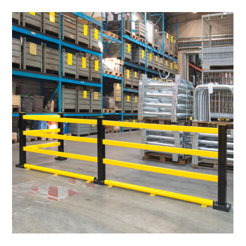 Moravia Poutre de support HYBRID 2050 mm sans trous jaune