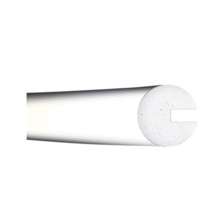 Moravia Prallschutz MORION Kreis Profilschutz 40 x 40 x 8 mm Länge 1000 mm weiß