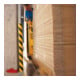 Moravia Prallschutz MORION Protection de tube 60 pour tubes 50 - 70 mm jaune/noir magnétique