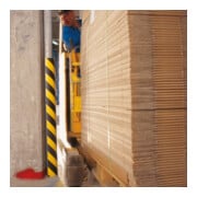 Moravia Prallschutz MORION Protection de tube 60 pour tubes 50 - 70 mm jaune/noir magnétique-5